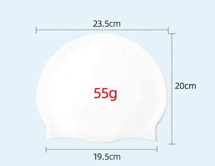 High Quality Swimming Caps Waterproof Ear protection Cap Cover Ears Hair protection for Men Adult Silicone