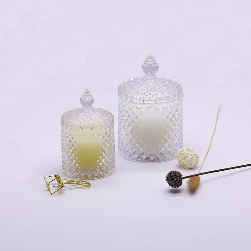 Luxury Candle Jar Wedding Candy Jar Scented Candle Scented with Glass Home Decoration Holidays for Wedding Environment Friendly
