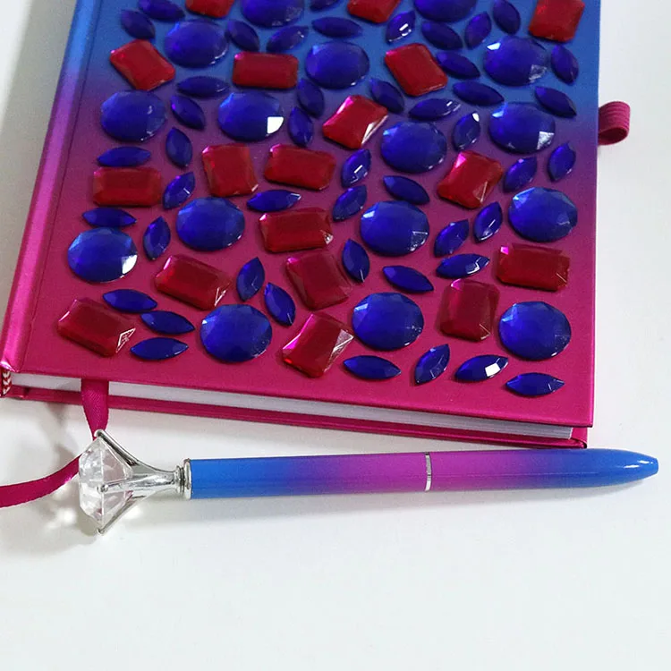 2022 New Arrivals Custom Personalized 3d Cartoon Kawaii A4 A5  Notebook Diamond Painting With Pen