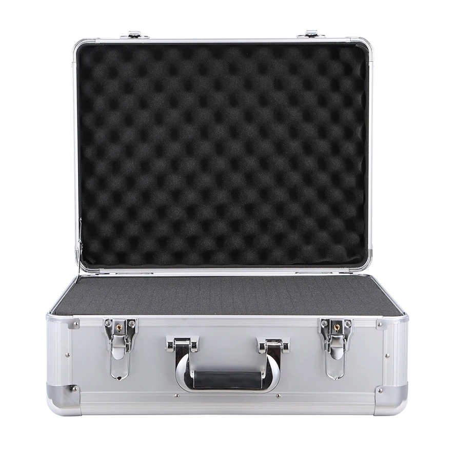 Прочный и портативный кейс для инструментов из алюминиевого сплава с поролоновой вставкой на заказ