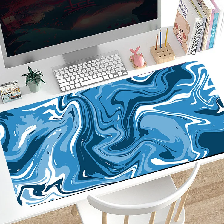 Wholesale 31.5 x 11.8inch/80cm*30cm Gaming Mouse Pad XL Desk Mat with 3mm Non-Slip Base Stitched Edge Mousepad Anime Mouse Pad