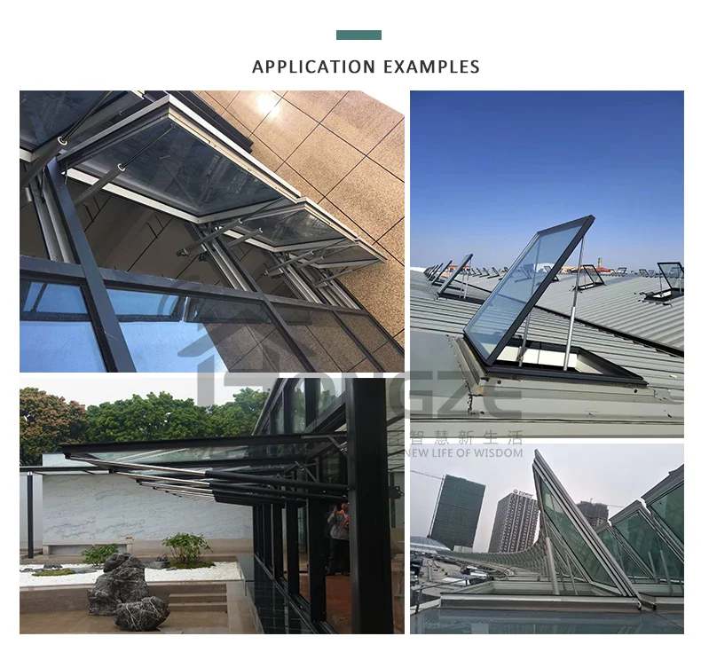 Waterproof linear actuator DC24V tubular electric window opener for skylights or outdoor windows