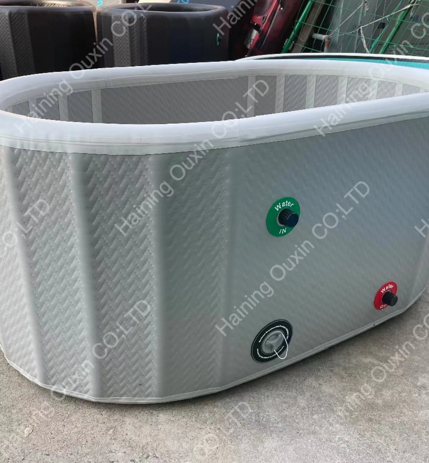 Белые спортивные ледяные ванны для восстановления горячих и холодных бассейнов надувные