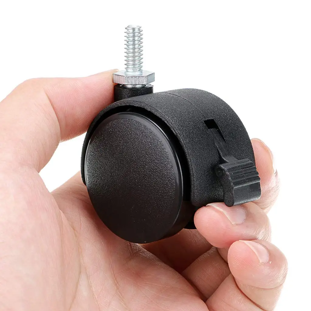 Hot Sale 1 Nylon Plastic Swivel Casters Wheel Office Chair Casters