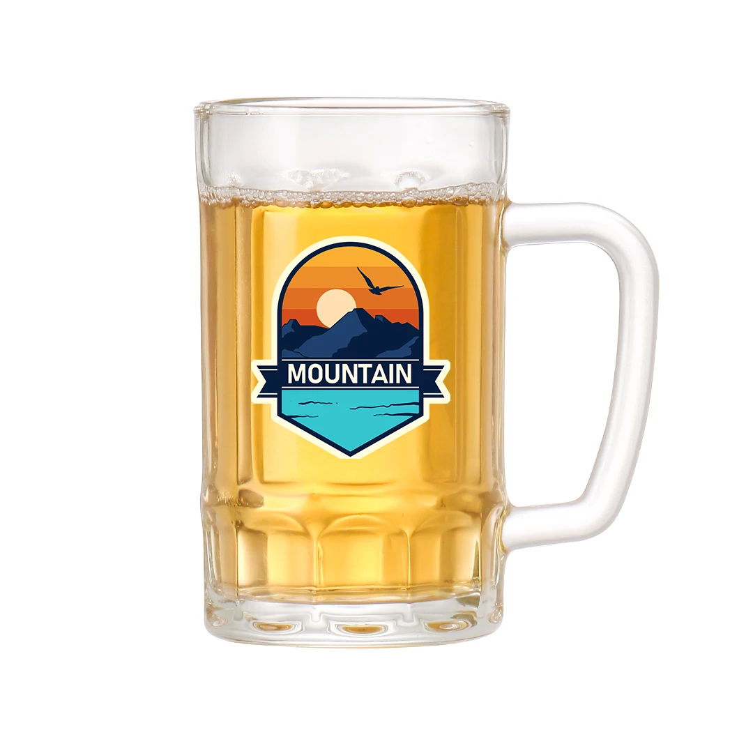 Germany Oktoberfest HB Stout stein with handle small medium large capacity sizes beer glass mug with personalized logo printing