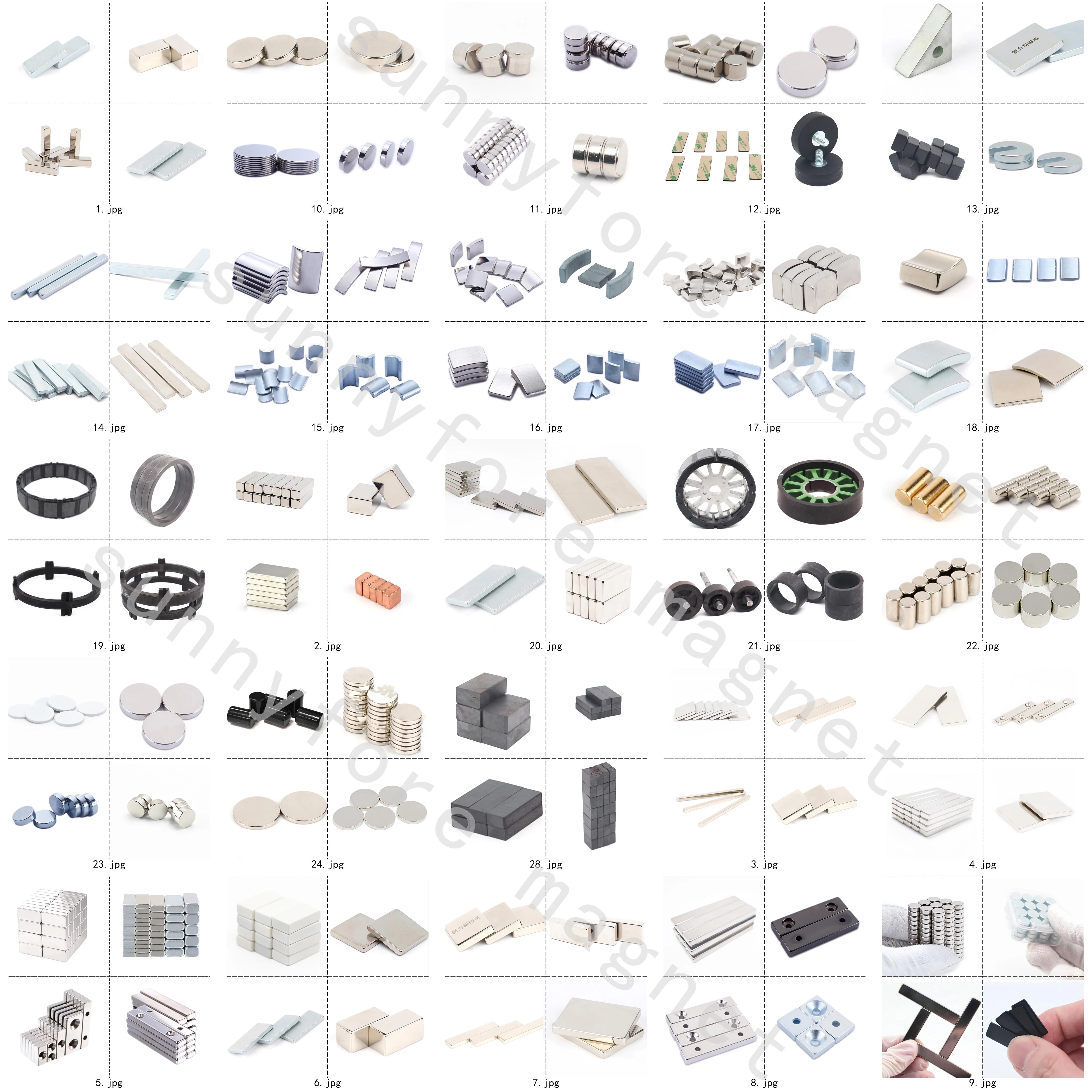 n52 strong bar permanent neodium custom ferrite magnetic ring blocks neodymium fridge hijab magnet