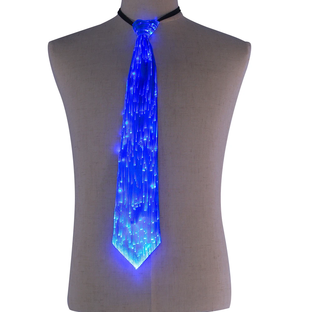 
Fashion light up ties men Led Flashing Novelties Necktie Party Decoration 