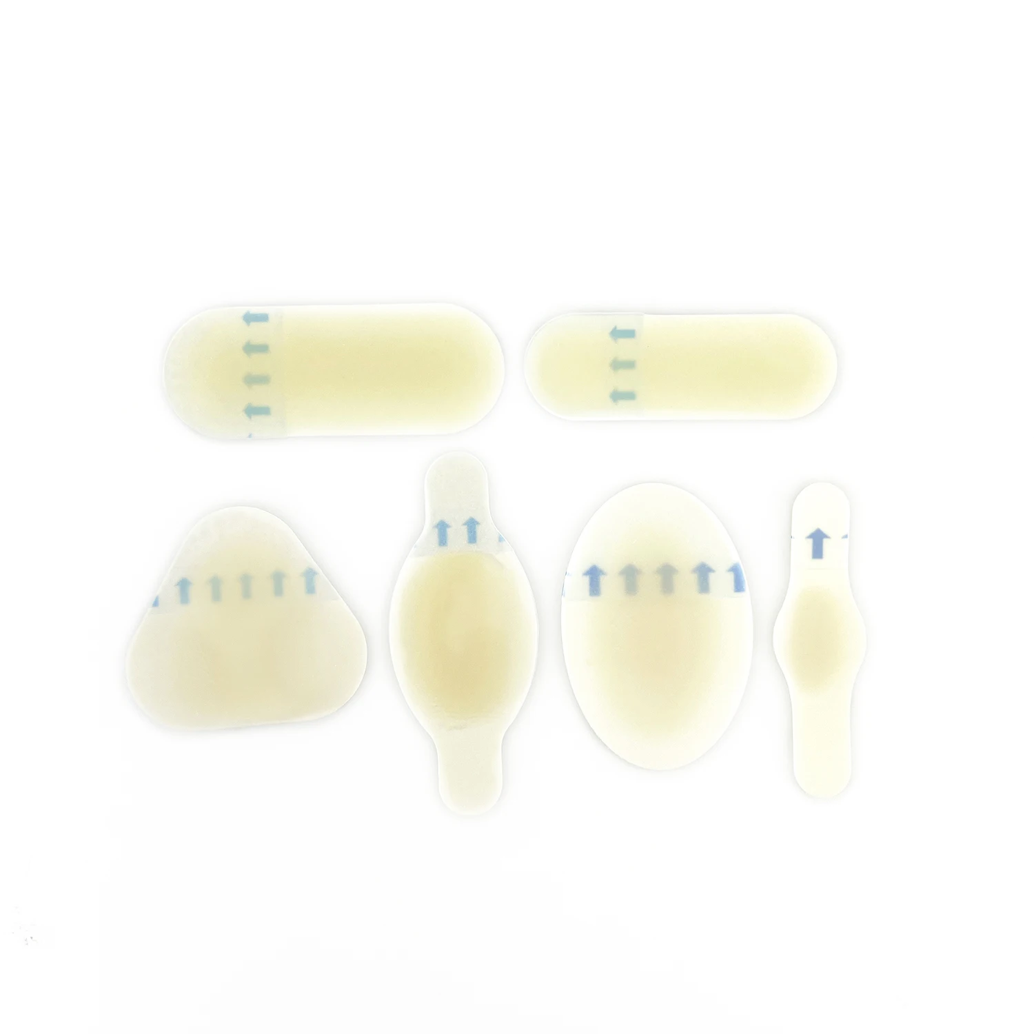 Adhesive hydrocolloid wound dressing foot and toe patch medical burn wound dressing gel dressing