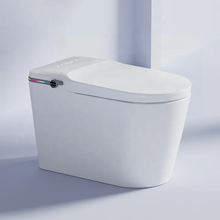 ZHONGYA Oem E520-S modern sanitary ware automatic flush wc bathroom intelligent toilets bowl one piece smart toilet