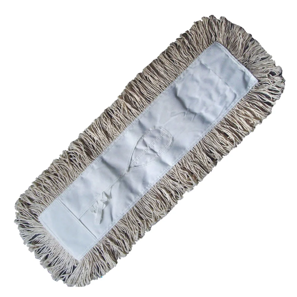 Cotton flat mop replacement head for industrial