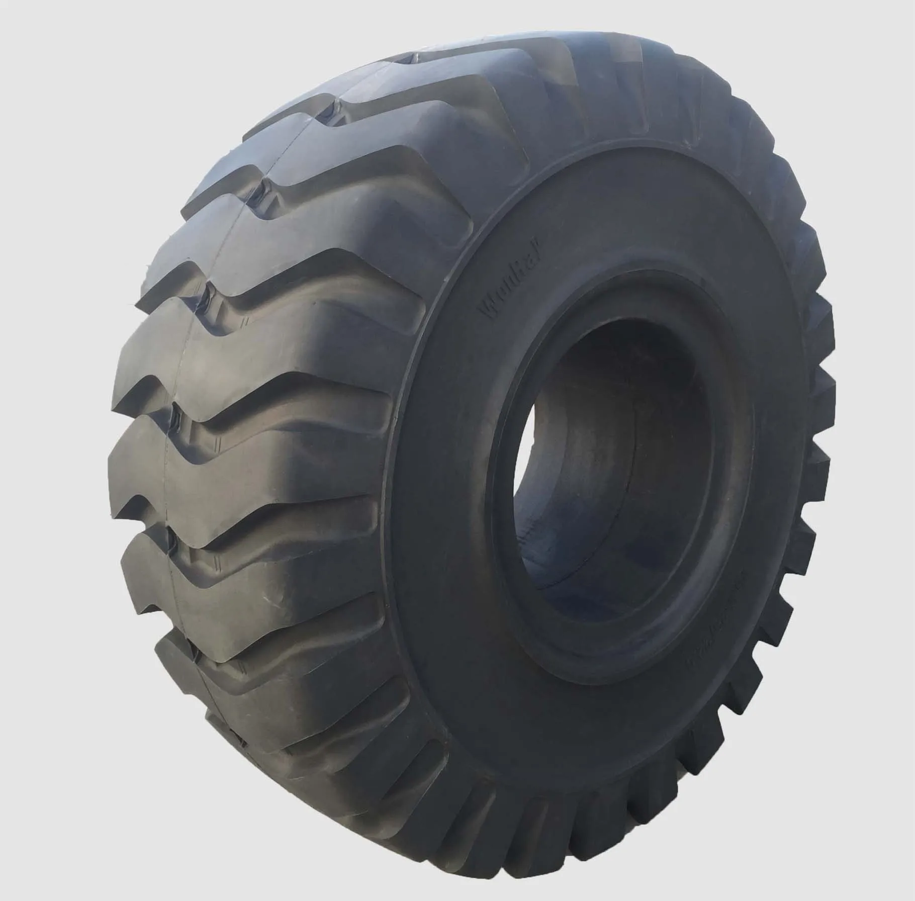 WONRAY brand new OTR Solid Tire Wheel 26.5-25  for heavy Load Off-Road Loader Mining landfill waste yard