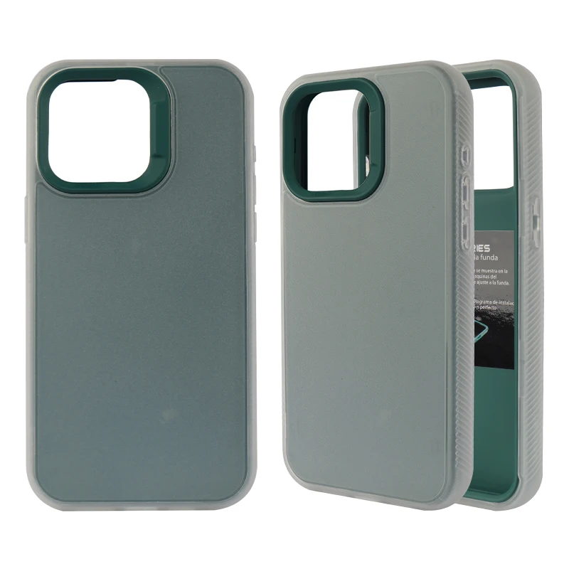 Somostel New Luxury Color Photo Frame Independent Skin Feeling TPU Mobile Phone Case Back Cover for iPhone 15 Pro Max HW SAM