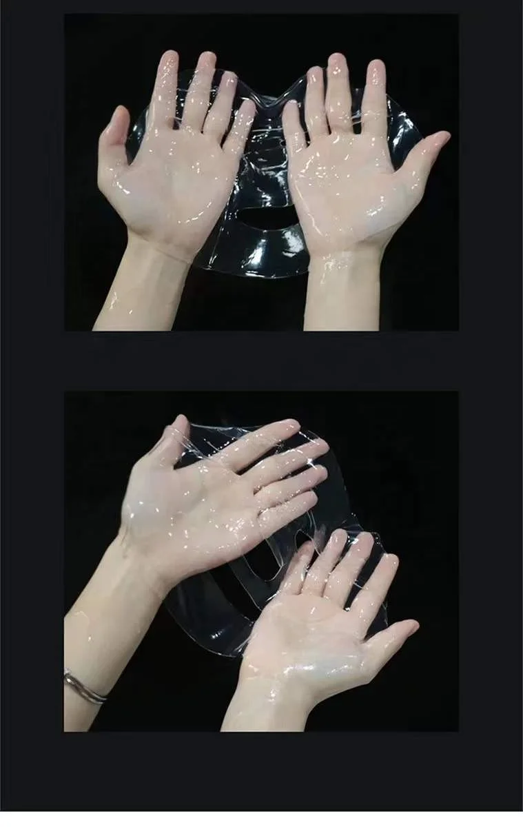 Wholesale factory price stylish sublimation blank crystal skincare ice automatic invisible face mask light with valve strap