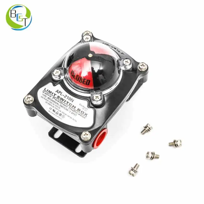 Weatherproof IP67 limit switch valve position monitor