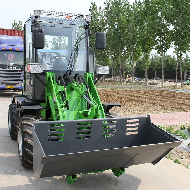 Hydrostatic transmission 908 800KG green garden trucking mini wheel loader compact