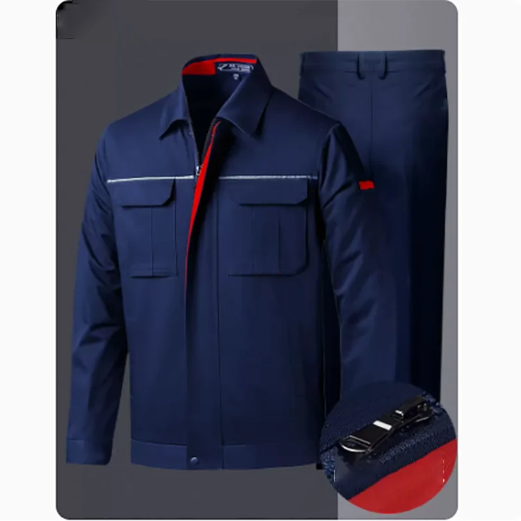 Professional 100% Cotton Overalls For Men Women Work Clothes Reflective Safety Jacket Suits Workwear