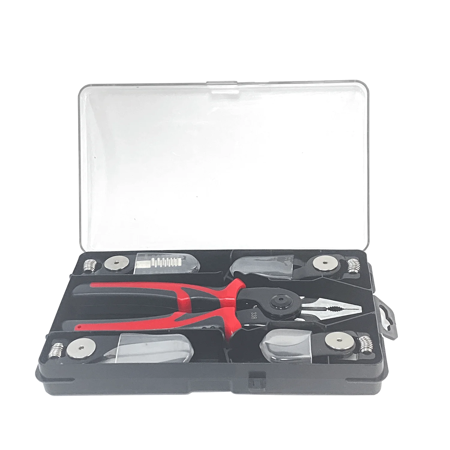 5 in1 Hardware Tools Interchangeable Head Pliers Set Wire Stripper Crimping Plier Cable Shear Scissor Wire Cutter