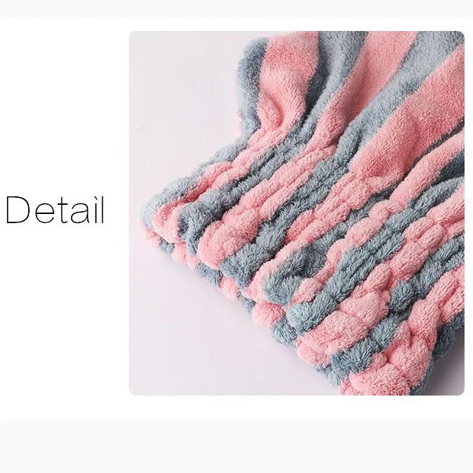 Factory Sale Fashion High Quality Customize Soft Shower Spa head wrap hair drying hat Microfiber dry hair towel