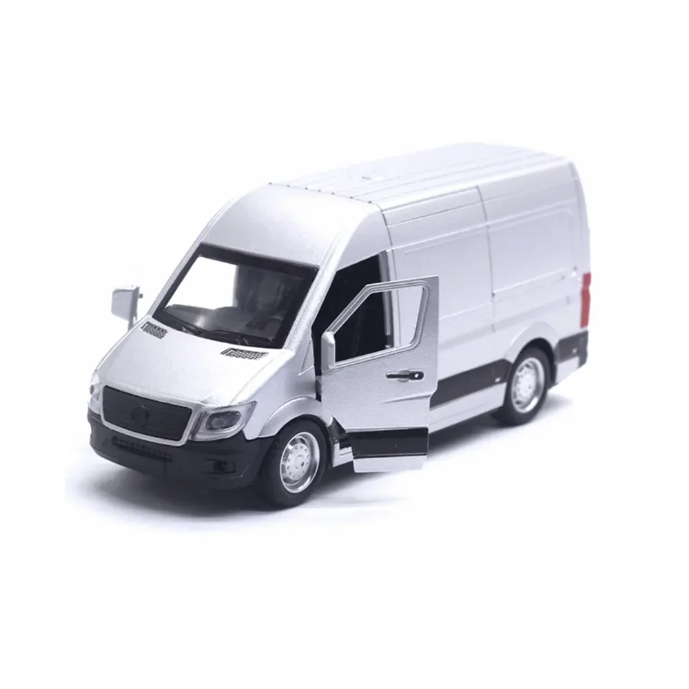 OEM Transport van vehicle Commercial vehicle van business logo custom Diecast Model Car Toys For Advertising Promotional Van