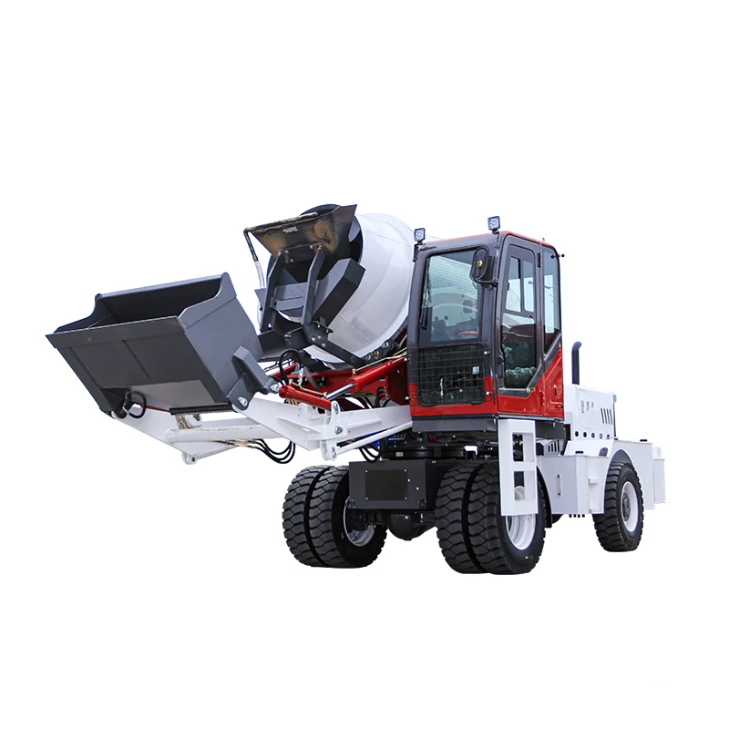 Mobile Cement Mixer Truck Diesel Self Loading Concrete Mixer 5 M3 For Sale