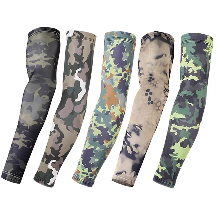 custom camouflage design tactical arm sleeves