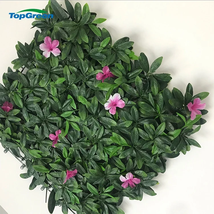 Anti UV Long Life Artificial Green Plant Wall Panel
