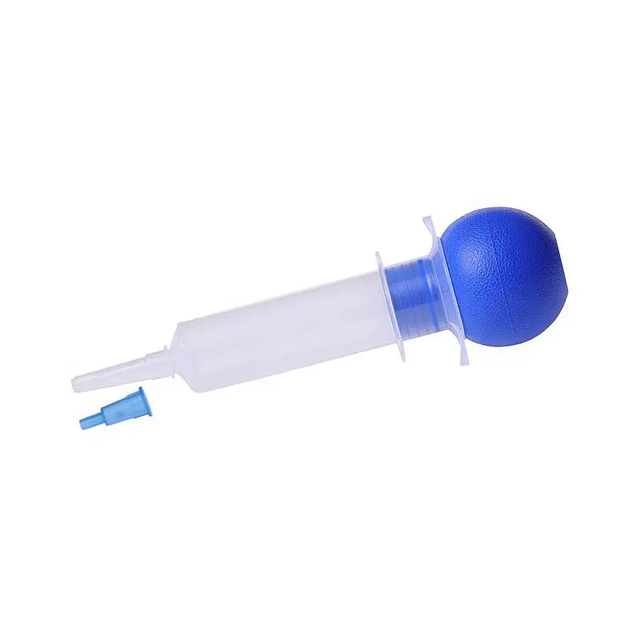 60ml 80ml Medical Sterilized Plastic Bulb Syringes with Tip Cap