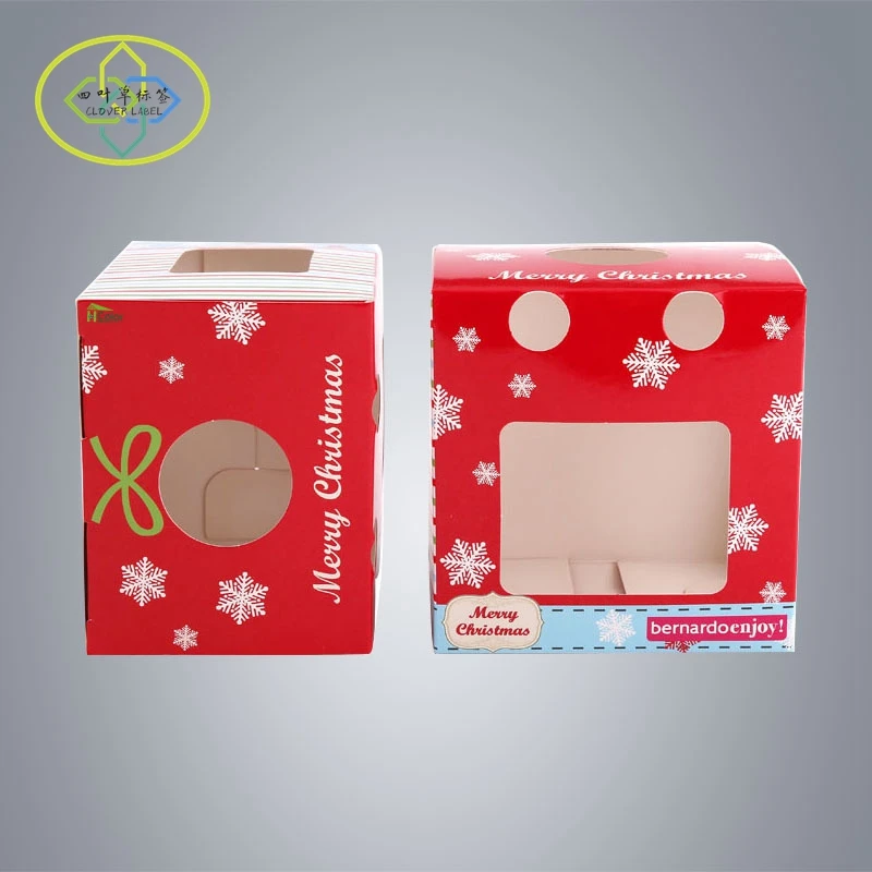 Wholesale Eco Friendly Custom Logo Corrugated Packaging Gift Paper Christmas Box