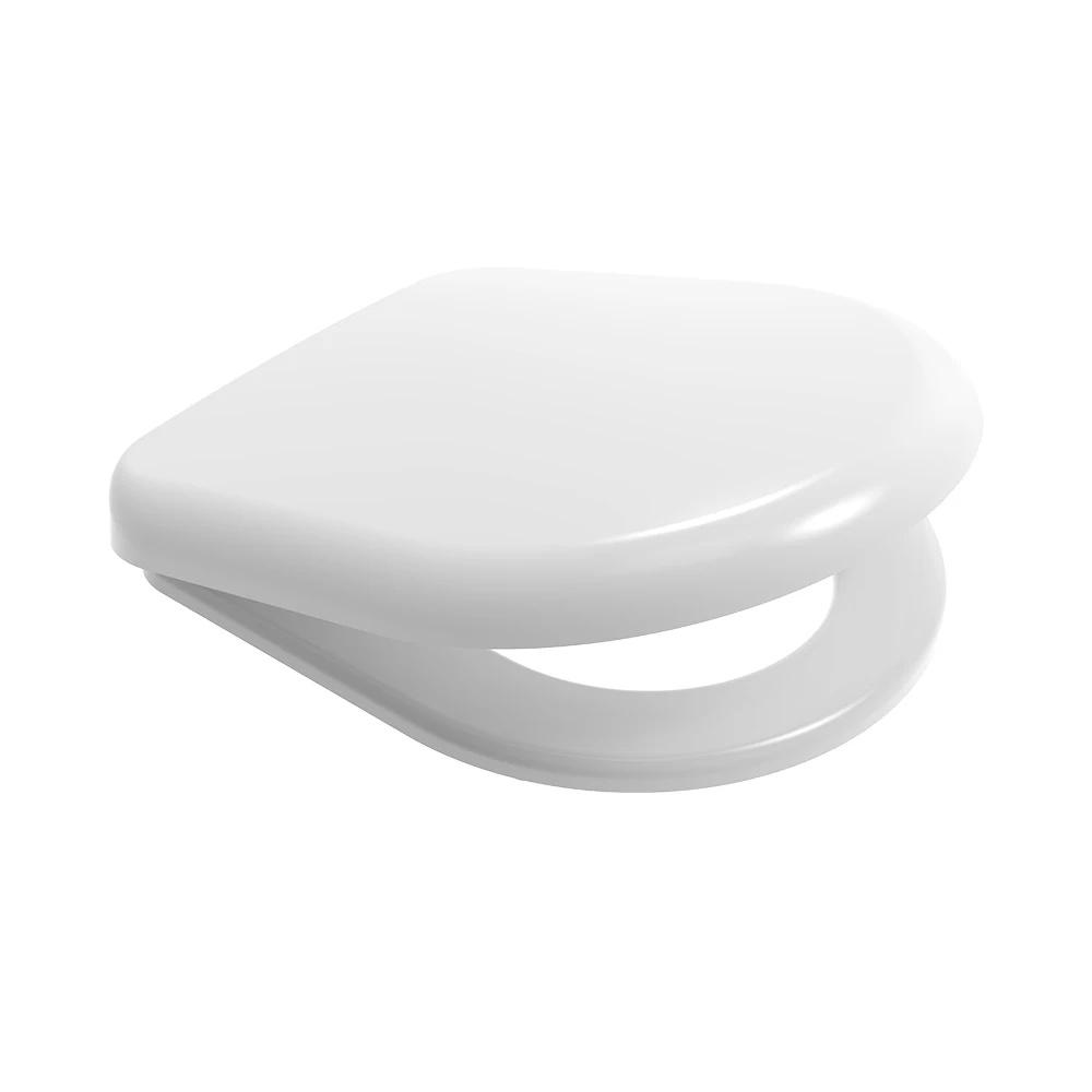 Urea D shaped toilet seat cover UF toilet seat with soft close and quick release functions