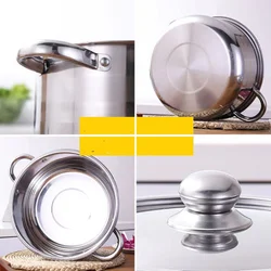 New arrival best seller Stainless steel 5 piece set chef classic stainless steel pot cookware series for cooking