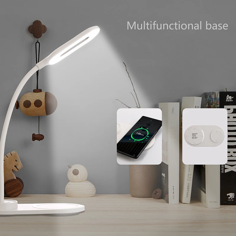 2024 New Products Desk Night Lamp with Wireless Charger