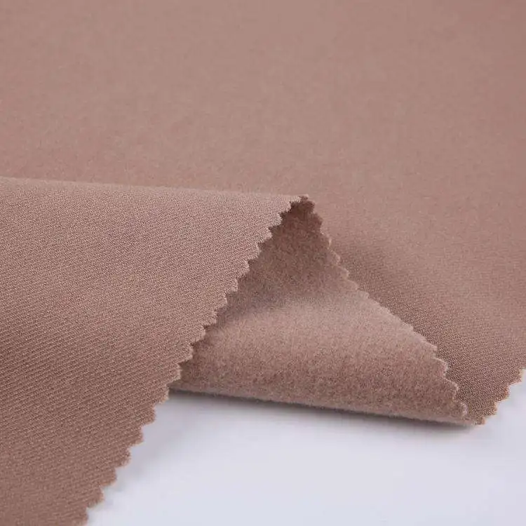 2024 Custom 320gsm high quality polyester viscose elastane tr twill brushed suiting fabric for pants