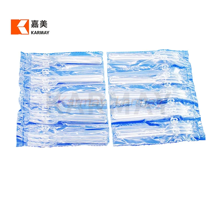Export Korea Disposable Ps Mini Fork Individual Wrapped  Salad Black Plastic Forks