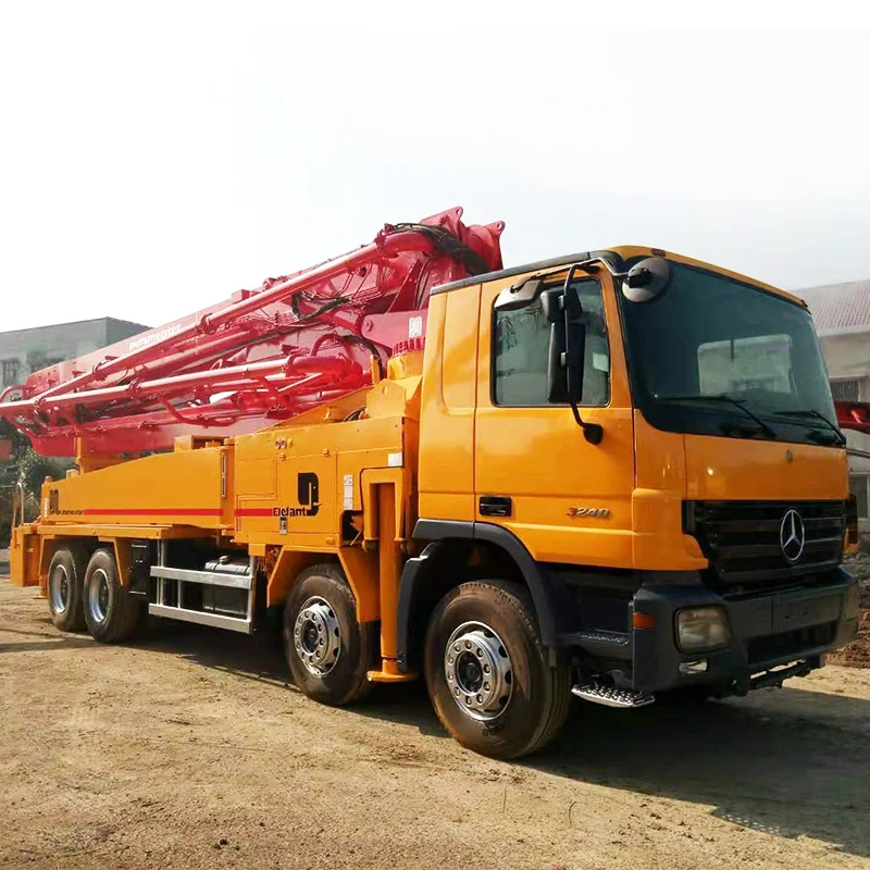 Used Concrete Pump Machine Putzmeister Beton Boom Pump 42M 46M Actros Trucks Price