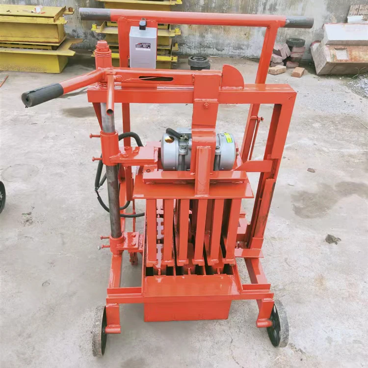 Manual semi automatic interlocking hourdis smart habiterra paver hollow cement concrete block making machine for concrete bl