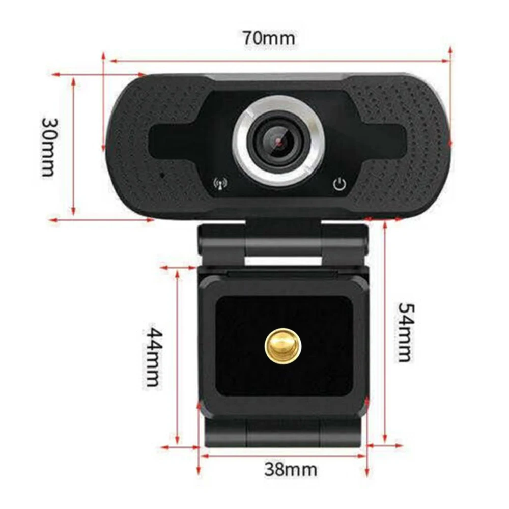  W7 FHD 1080P камера настольных ПК Встроенный микрофон для записи видео через чат