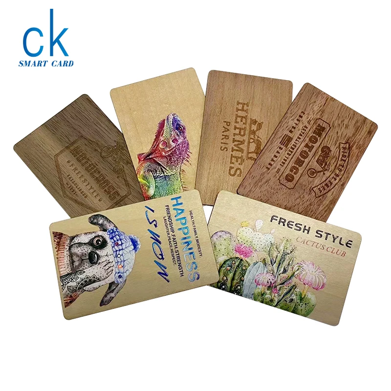 Handmade DIY Craft Making Wood Business Card Bookmarks Materials Bamboo Wood Tags