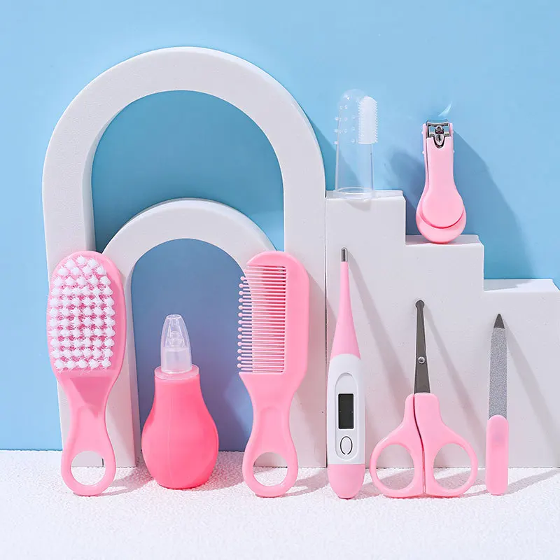Wholesale Baby Nail Cutter Kit 8pcs Newborn baby Safe Body Care Manicure Set