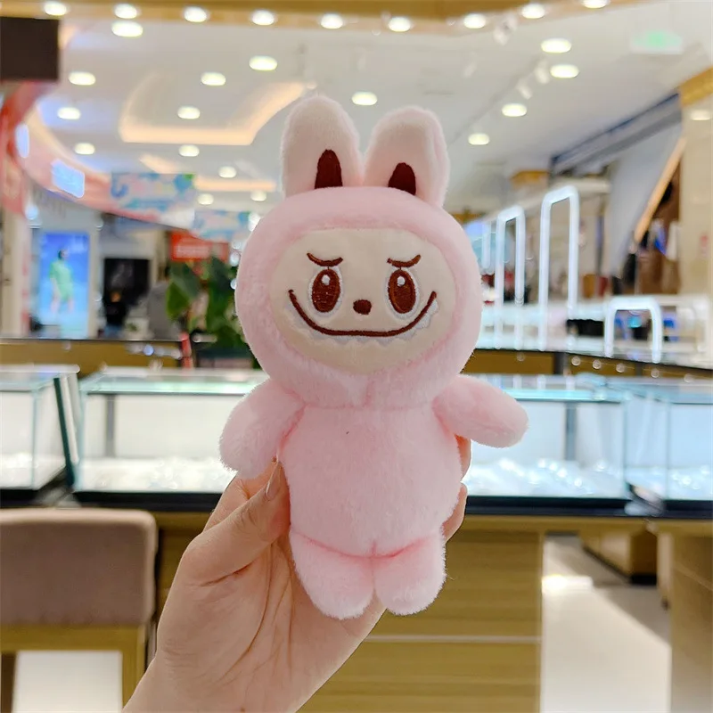 Labubu Doll Keychain The Monsters Foreveraniem Action Movable First Third Generation Joint Kawaii Labubu Stuffed Toys Gifts