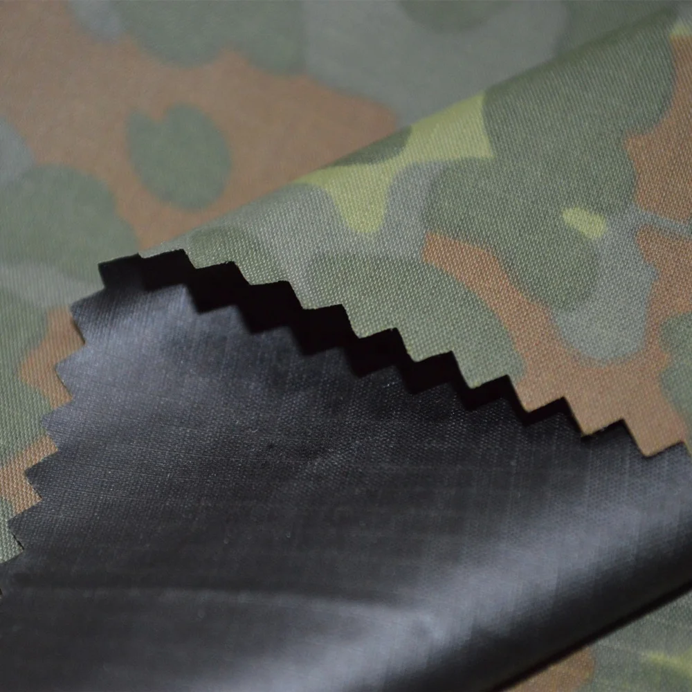 Silicone coating ripstop nylon taffeta fabric nylon parachute fabric hammock for bag