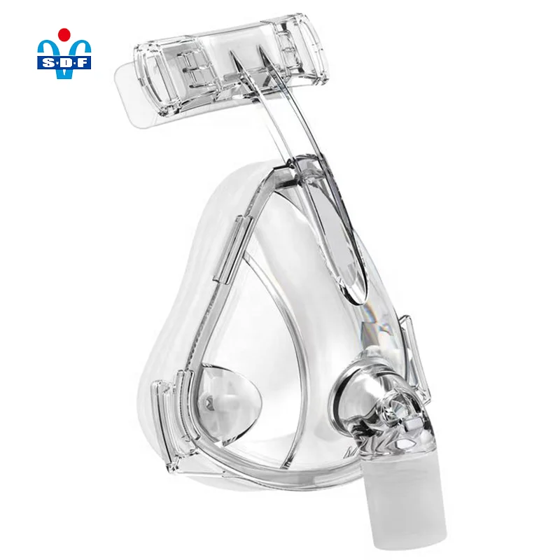 High Quality Respiratory CPAP Mask Mouth and Nose Medical Silicone BPAP Breathing Mask