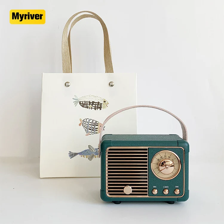 Myriver винтажный радиоприемник-Greadio Fm-радиоприемник с старомодным классическим стилем стерео Внутренний Настольный Ipx7 динамик