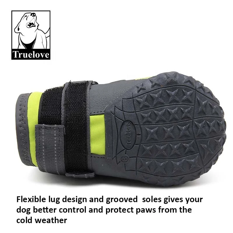 Dog boots waterproof fashion shoe with reflective tape feet covered claw covers shoes dog