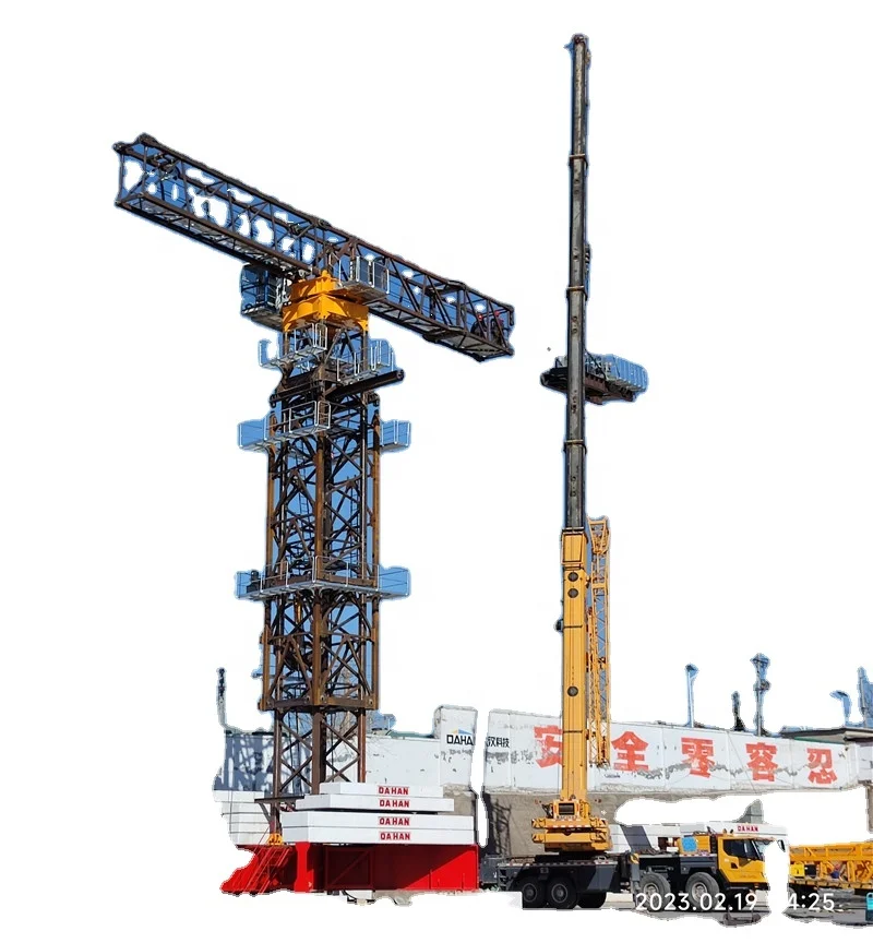 QTZ250 (H7520A-12D) famous brand electric  topless  tower crane
