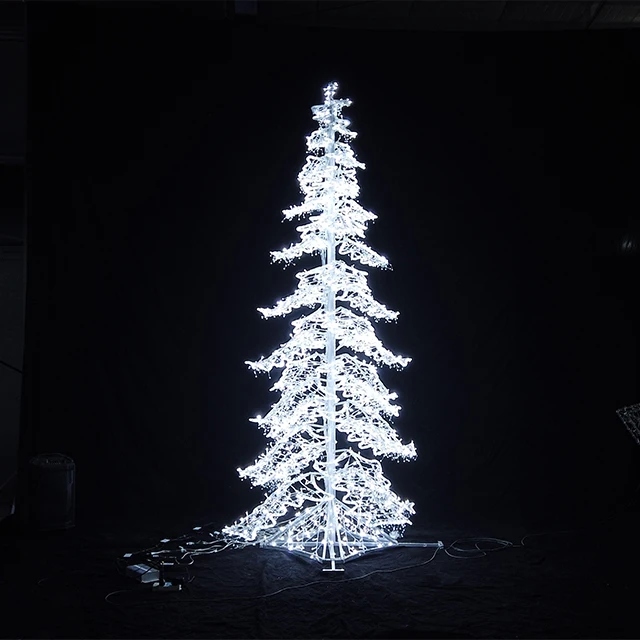 Искусственный гигантский открытый сосновая елка Рождественская Led мотив веревка