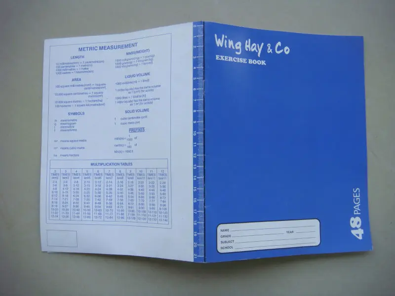 Cheap 100 pages ruled primary composition notebook for school