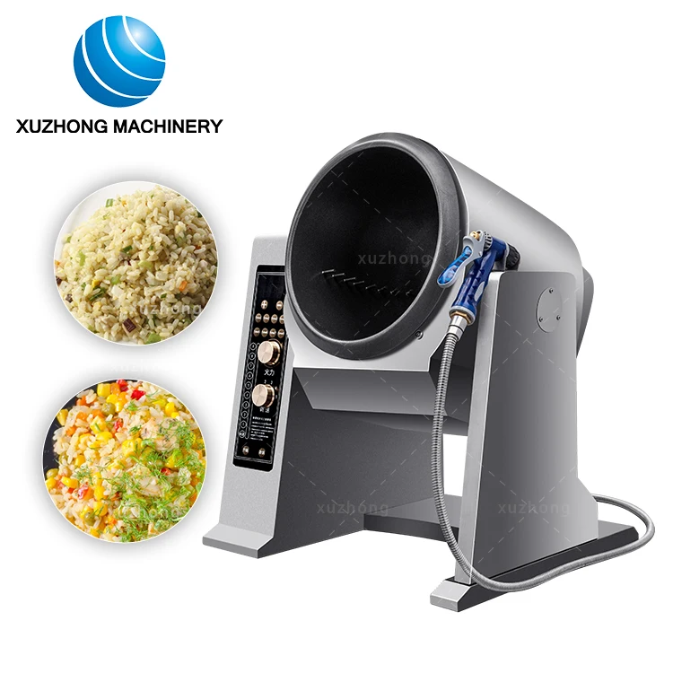 automatic fried rice wok cooking robot machine stir fry rice cooking machine for commercial kitchen