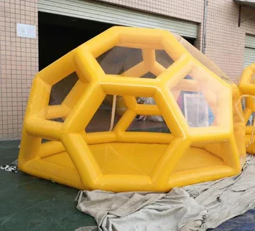 Hot sale  inflatable geodesic dome transparent bubble tent clear 3/4/5 m dome tent for event