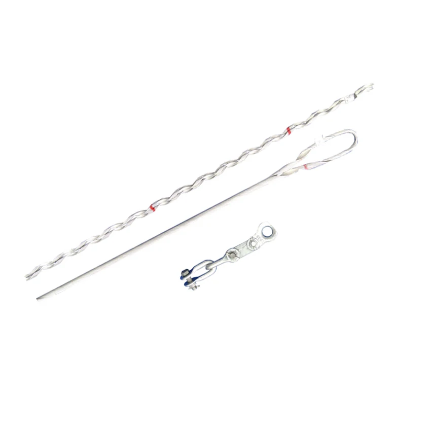 Galvanized preformed guy grip wire dead end clamp for ADSS