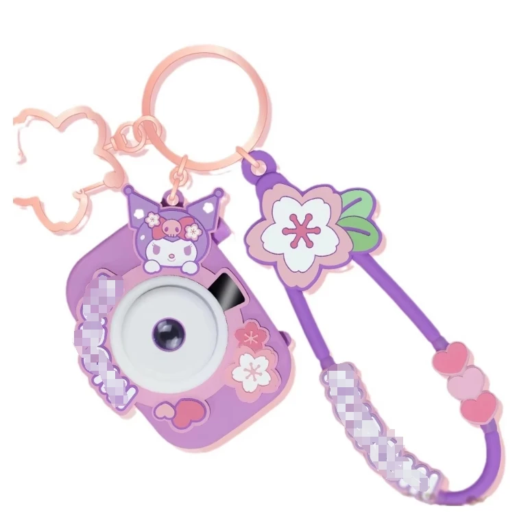 QY Новое поступление серия «Цветение вишни» мелодия проекционная камера кулон Детская светящаяся маленькая игрушка девочка брелок